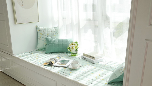 Poduszka dywanowa Tatami w stylu chińskim - niestandardowy rozmiar, do sypialni, dziecięcego pokoju, balkonu i okna - Wianko - 31