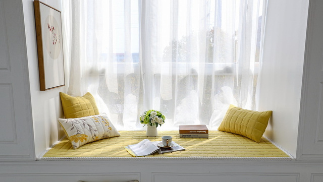 Poduszka dywanowa Tatami w stylu chińskim - niestandardowy rozmiar, do sypialni, dziecięcego pokoju, balkonu i okna - Wianko - 11