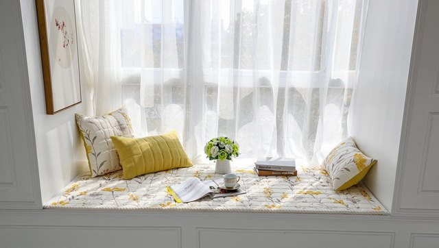 Poduszka dywanowa Tatami w stylu chińskim - niestandardowy rozmiar, do sypialni, dziecięcego pokoju, balkonu i okna - Wianko - 3