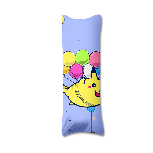 Pokój Pikachu: Poduszka Pokémon z obrazkiem Pikachu i Snorlax – zestaw do pościeli - Wianko - 17