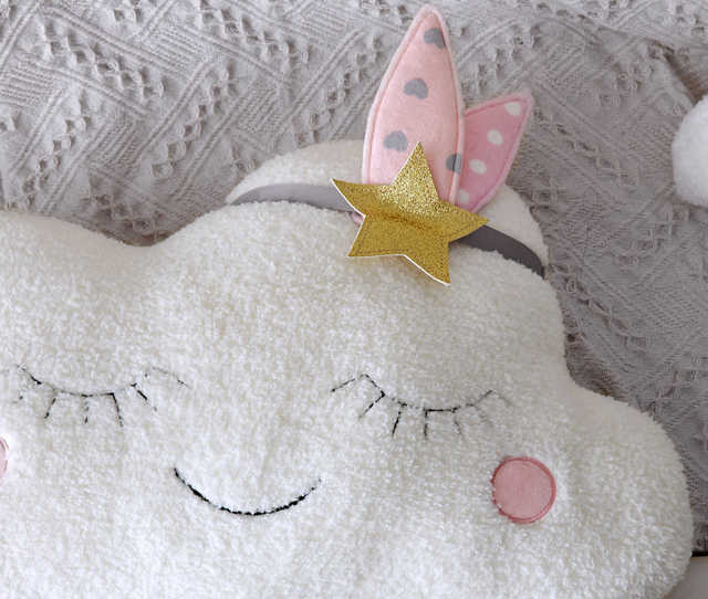 Miękka poduszka pluszowa chmura Kawaii - dekoracyjny prezent dla dzieci i maluchów - Wianko - 9