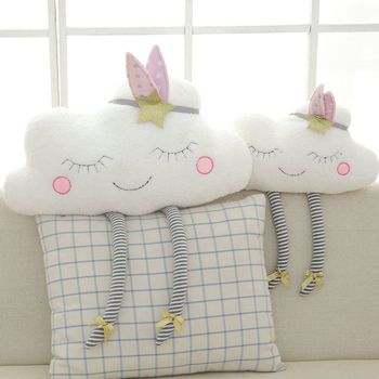 Miękka poduszka pluszowa chmura Kawaii - dekoracyjny prezent dla dzieci i maluchów - Wianko - 11
