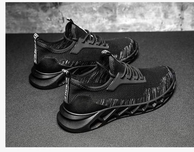 Nowe męskie ostrze projektant Sneaker Casual Jogging koszykówka trener odkryty miękki oddychający tenis lekkie odkryte buty sportowe - Wianko - 15