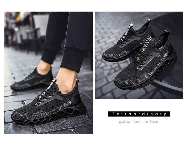 Nowe męskie ostrze projektant Sneaker Casual Jogging koszykówka trener odkryty miękki oddychający tenis lekkie odkryte buty sportowe - Wianko - 17