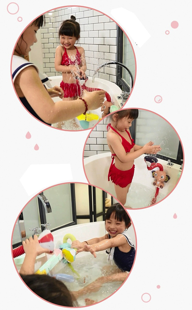 Zabawka do kąpieli dla niemowląt - zestaw Spray z elektryczną kaczką i słoniem, zabawki wodne dla dzieci w basenie i wannie - Wianko - 20