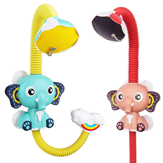 Zabawka do kąpieli dla niemowląt - zestaw Spray z elektryczną kaczką i słoniem, zabawki wodne dla dzieci w basenie i wannie - Wianko - 22
