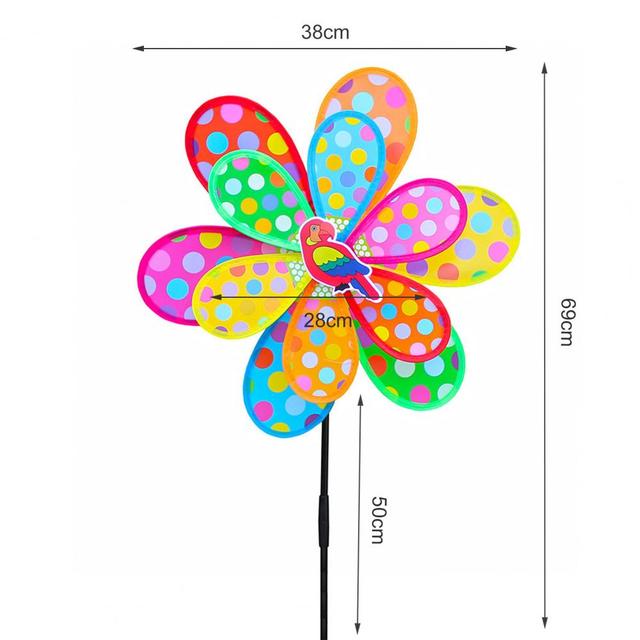 Wiatraczek motywacyjny w kształcie kwiatu - wyjątkowy gadżet dla dzieci - Wianko - 2