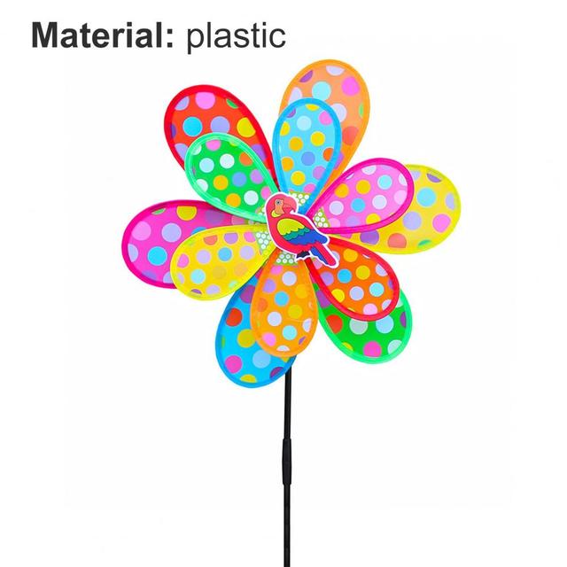 Wiatraczek motywacyjny w kształcie kwiatu - wyjątkowy gadżet dla dzieci - Wianko - 5