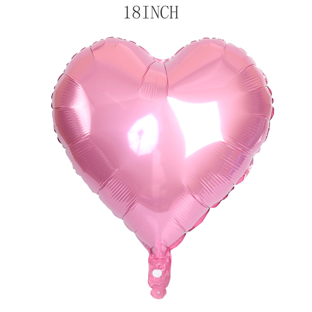 Balon foliowy okrągły w kształcie gwiazdy i serca, 18 cal, dekoracje ślubne, urodzinowe dla dzieci oraz prezent na Baby Shower - Wianko - 10