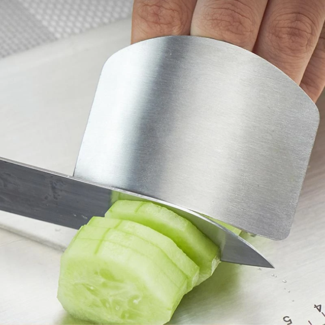 Stalowe ochraniacze na palce do cięcia warzyw - bezpieczna ochrona przed skaleczeniami - Wianko - 10