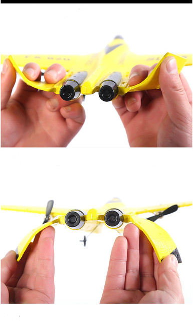 Szybowiec samolot ręczne rzucanie, 2.4G, piankowy dron, model SU35 RC, zabawka dla chłopców - Wianko - 14