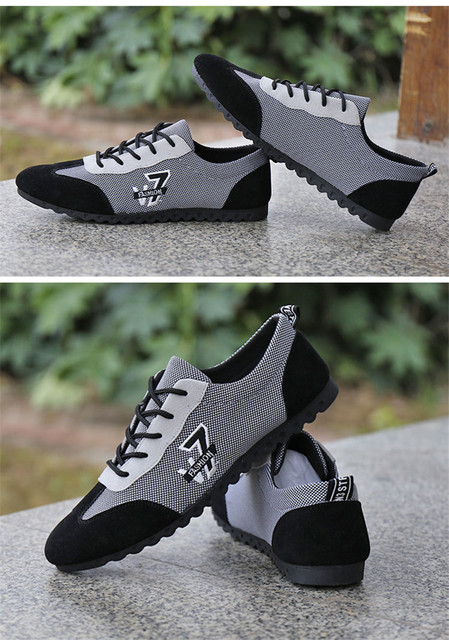 Nowoczesne buty męskie na jazdę samochodem 2021 w stylu trenerów, wykonane z wysokiej jakości siatki mesh - Wianko - 10