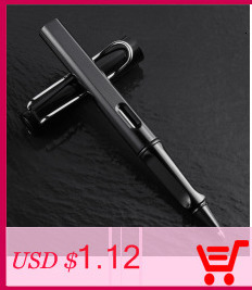 Metalowe pióro kulkowe 0.5mm z czarnym atramentem wysokiej jakości - Wianko - 5