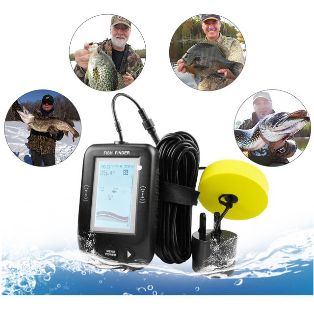 Przenośny sonarowy wykrywacz ryb Lake Sea Alarm - Echosonda wędkarska Fishing Finder 100M - Wianko - 23