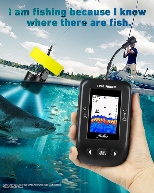 Przenośny sonarowy wykrywacz ryb Lake Sea Alarm - Echosonda wędkarska Fishing Finder 100M - Wianko - 3