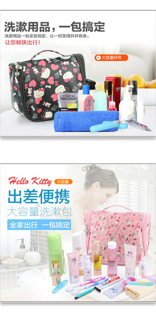 Hello Kitty - duży kosmetyczka podróżna Oxford torebka przenośna dla dzieci - Wianko - 4