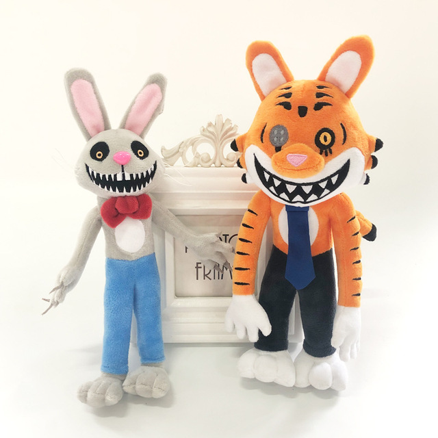 Pluszowe zabawki Mr. Hopp's Playhouse 2: Plushie Mr. Hopp, tygrys, królik i panda - horror dla dzieci, fani filmów i TV - Wianko - 9
