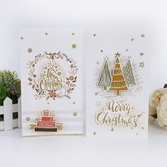 Zestaw 8 składanych kartek świątecznych z kopertami - przyjaciel, rodzina, błogosławieństwo, urodziny, nowy rok, Xmas Party - Wianko - 26