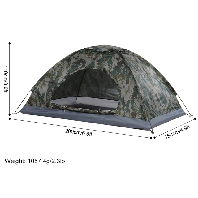 Namiot plażowy Travel Ultralight z osłoną dachową i markizą anty-UV do outdoorowego campingu, wędkowania i pieszych wycieczek - Wianko - 8