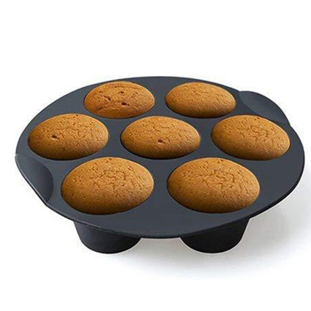 Foremka na babeczki non-stick Muffin forma do ciasta - taca 3.5-5.8L frytownic dodatki - Wianko - 2