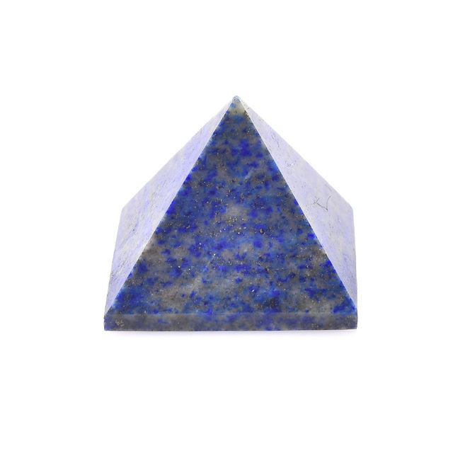Naturalna kryształowa piramida lazuryt – kamień leczniczy, energetyczny, Reiki, medytacja - Wianko - 1