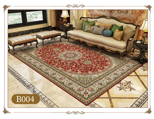 Dywan mata podłogowa VESCOVO turecki styl perski luksusowy - salon, sypialnia, Parlor, aksamitny dywan mat - Wianko - 13