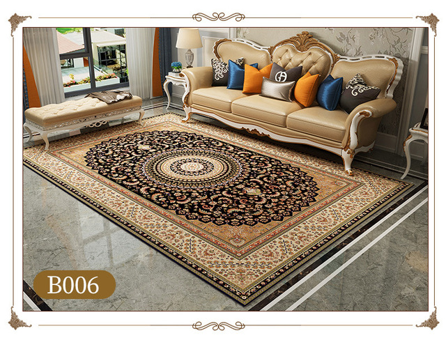 Dywan mata podłogowa VESCOVO turecki styl perski luksusowy - salon, sypialnia, Parlor, aksamitny dywan mat - Wianko - 15
