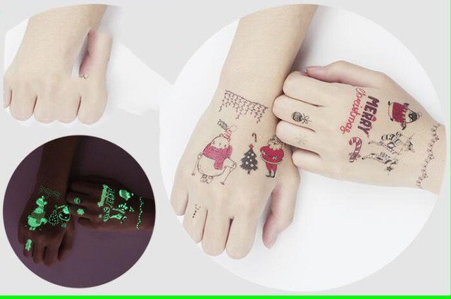 12 sztuk Cartoon dzieci nietoksyczne tatuaże świecące naklejki - dekoracyjne, wysokiej jakości i bezpieczne - Wianko - 8