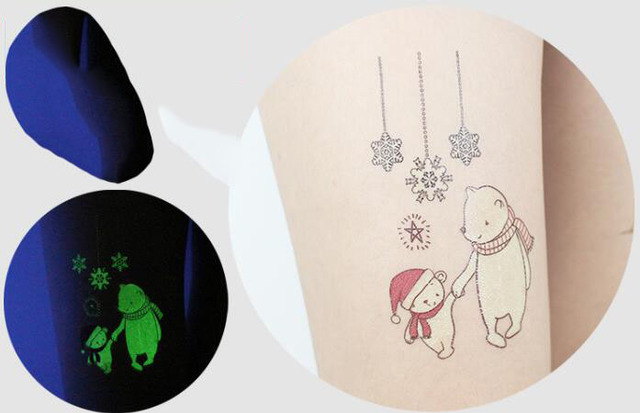 12 sztuk Cartoon dzieci nietoksyczne tatuaże świecące naklejki - dekoracyjne, wysokiej jakości i bezpieczne - Wianko - 12