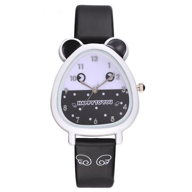 Kwarcowy cyfrowy zegarek dla dzieci w kształcie chomika z paskiem z PU skóry - Wianko - 10