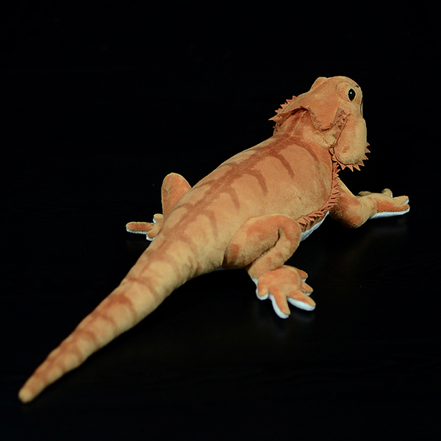 Pogona Vitticeps - Realistyczna Replika Wypchana pluszowa Iguana o długości 46cm - Wianko - 4