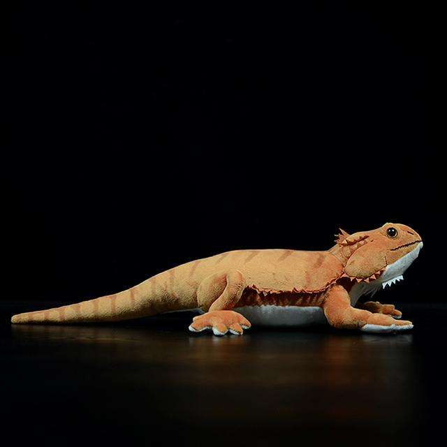 Pogona Vitticeps - Realistyczna Replika Wypchana pluszowa Iguana o długości 46cm - Wianko - 2