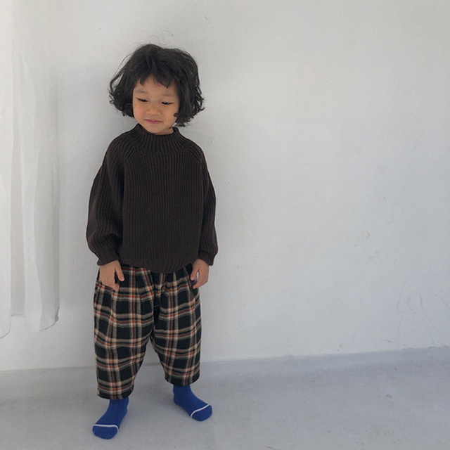 Koreański Dziergany Sweter Bez Rękawów dla Dzieci w Jesienno-Zimowych Kolorach - Wianko - 17
