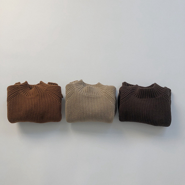 Koreański Dziergany Sweter Bez Rękawów dla Dzieci w Jesienno-Zimowych Kolorach - Wianko - 5