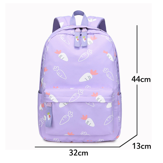 Plecak nylonowy na co dzień z nadrukiem - dla dzieci, kobiet i dziewcząt, wodoodporny - Wianko - 1