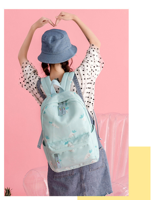 Plecak nylonowy na co dzień z nadrukiem - dla dzieci, kobiet i dziewcząt, wodoodporny - Wianko - 3