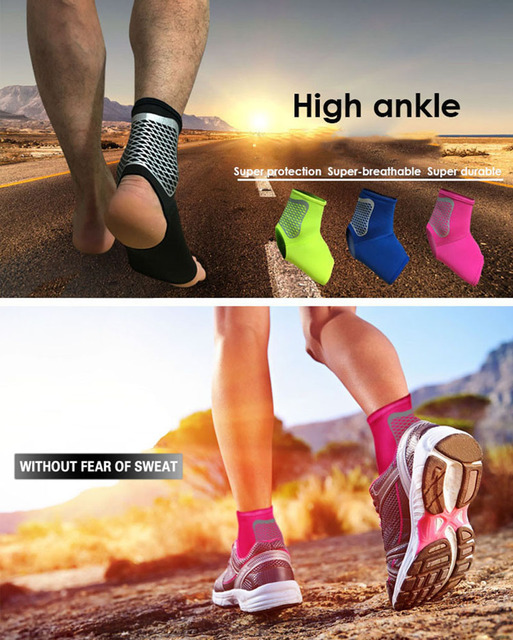 Elastyczne sportowe wsparcie kostki - bandaż męski i damski, ochrona stawu, bieganie, koszykówka, fitness - Wianko - 1