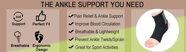 Elastyczne sportowe wsparcie kostki - bandaż męski i damski, ochrona stawu, bieganie, koszykówka, fitness - Wianko - 2