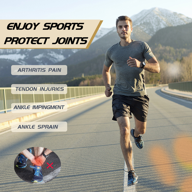 Elastyczne sportowe wsparcie kostki - bandaż męski i damski, ochrona stawu, bieganie, koszykówka, fitness - Wianko - 17