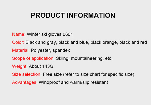 Rękawice narciarskie GOBYGO odporność na zimno damskie/męskie wodoodporne utrzymujące ciepło, aksamitne antypoślizgowe wiatroodporne do jazdy na nartach - Wianko - 10