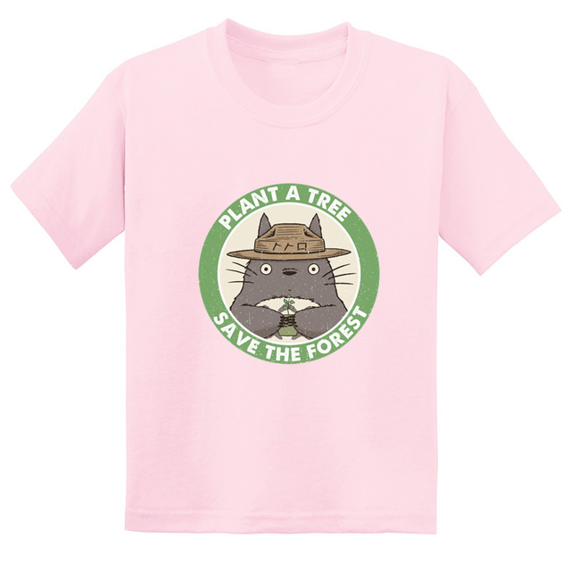 Koszulka dla dzieci Anime Miyazaki Hayao Mój sąsiad Totoro z krótkim rękawem - śmieszne wzory T-shirt dla chłopców i dziewcząt - Wianko - 21
