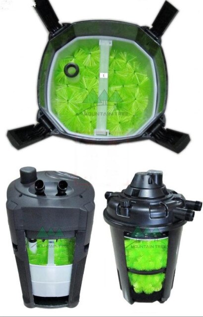 Filtry akwarium koi Fish Tank - 10szt. szczotek filtrujących ze stali nierdzewnej 304, o długości 30/40/50cm - skimmer do czyszczenia dna - Wianko - 10