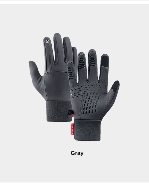 Męskie rękawiczki narciarskie wodoodporne, wiatroszczelne, antypoślizgowe z ekranem dotykowym - Wianko - 10