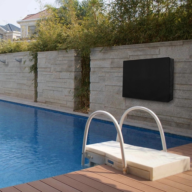 Wodoodporna zewnętrzna obudowa ochronna TV Off-White Premium dla telewizorów od 55 do 58 cali, odporna na warunki atmosferyczne - Wianko - 7