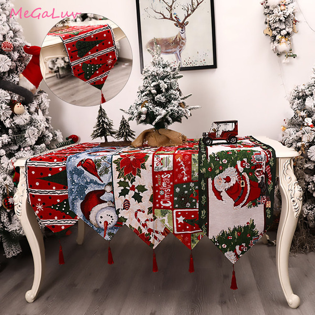 Dekoracja stołu na Boże Narodzenie 2022: śnieżynka, renifer - prezenty i ozdoby do domu - Wianko - 2