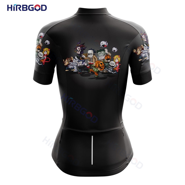 Koszulka rowerowa damska HIRBGOD z krótkim rękawem Pro MTB Bike lato - Wianko - 6