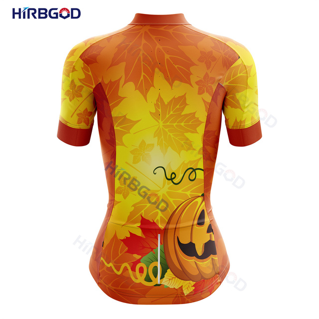 Koszulka rowerowa damska HIRBGOD z krótkim rękawem Pro MTB Bike lato - Wianko - 12