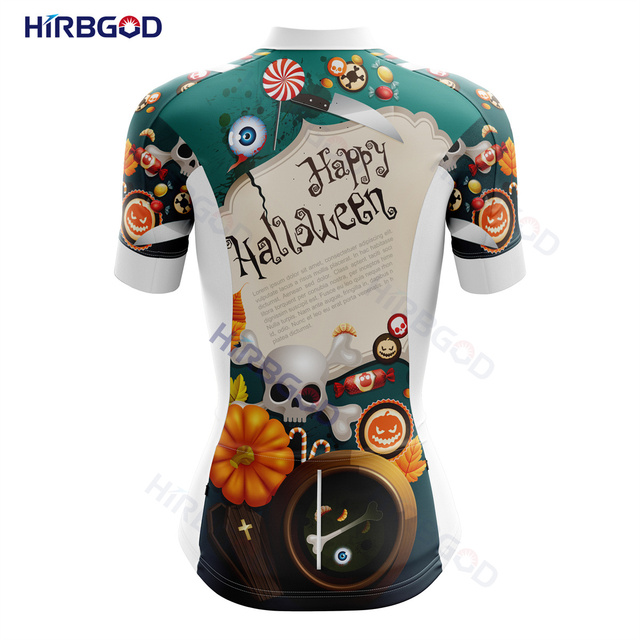Koszulka rowerowa damska HIRBGOD z krótkim rękawem Pro MTB Bike lato - Wianko - 20