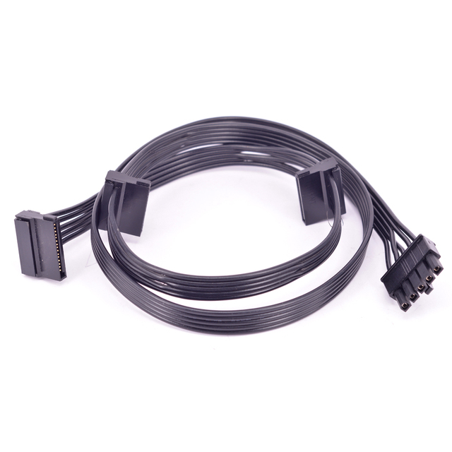 Kabel zasilający Cooler Master cichy Pro Hybrid 1300W/1050W/850W, 5-pin od 1 do 3 SATA 15-pin, żeński - Wianko - 5