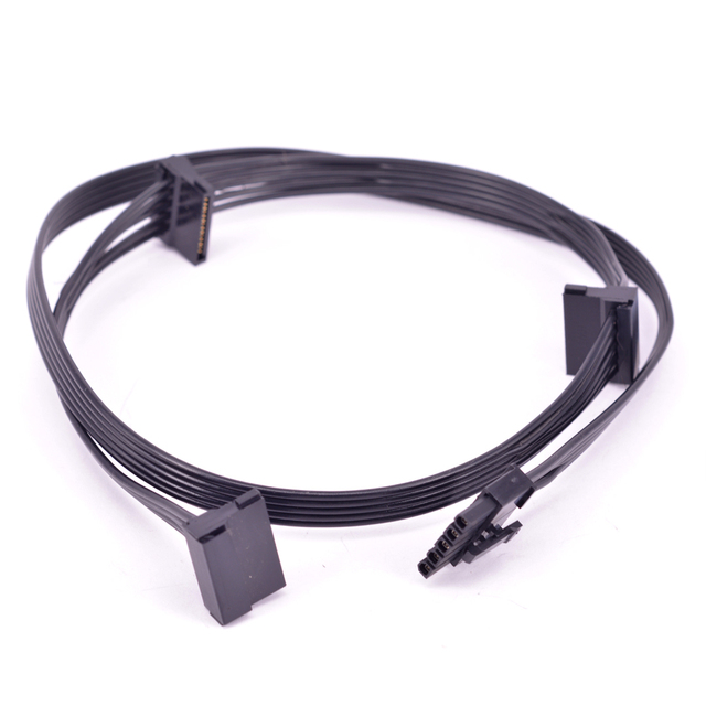 Kabel zasilający Cooler Master cichy Pro Hybrid 1300W/1050W/850W, 5-pin od 1 do 3 SATA 15-pin, żeński - Wianko - 3